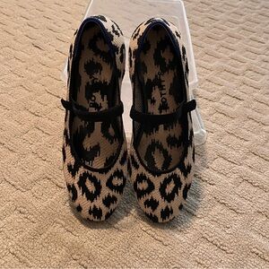 Rothy’s Square-Toe Maryjane’s in Sandy Cat, 6.5